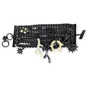 Givenchy Sacred Heart Multi Charm Bracelet Designed by Riccardo Tisci